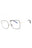 001 - shiny black/clear/blue-light block lens