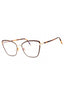 048 - shiny dark brown/clear/Blue-light block lens