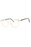 028 - shiny rose gold/clear/Blue-light block lens