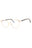 028 - shiny rose gold/clear/Blue-light block lens