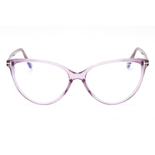 Tom Ford FT5743-B Eyeglasses shiny lilac/Clear/Blue-light block lens-AmbrogioShoes