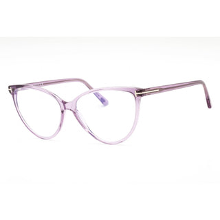Tom Ford FT5743-B Eyeglasses shiny lilac/Clear/Blue-light block lens-AmbrogioShoes