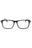 001 - shiny black/clear/blue-light block lens