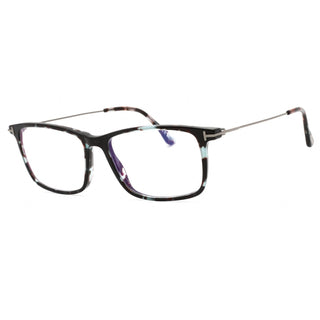 Tom Ford FT5758-B Eyeglasses Colored Havana/Clear/Blue-light block lens-AmbrogioShoes