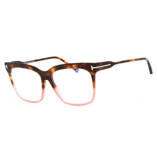 Tom Ford FT5768-B Eyeglasses coloured havana/Clear/Blue-light block lens-AmbrogioShoes