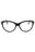 001 - shiny black/Clear/blue-light block lens