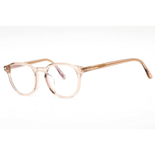Tom Ford FT5795-K-B Eyeglasses Shiny Light Brown / Clear Lens-AmbrogioShoes