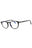 001 - shiny black/clear/blue-light block lens