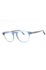 090 - shiny blue/clear/blue-light block lens
