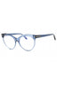 090 - shiny blue/Clear/blue-light block lens