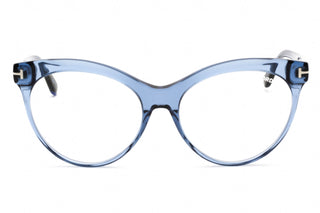 Tom Ford FT5827-B Eyeglasses shiny blue/Clear/blue-light block lens-AmbrogioShoes