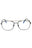 001 - Shiny black/clear/blue-light block lens