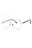 016 - shiny palladium/Clear/blue-light block lens