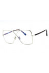 016 - shiny palladium/Clear/blue-light block lens