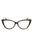 052 - dark havana/clear/blue-light block lens