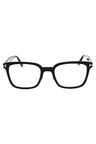 001 - shiny black/clear/blue-light block lens