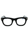 001 - shiny black/clear/blue-light block lens