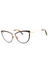046 - matte light brown/clear/blue-light block lens