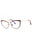 069 - shiny bordeaux/clear/blue-light block lens