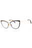 046 - matte light brown/clear/blue-light block lens