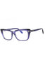 081 - shiny violet/clear/blue-light block lens