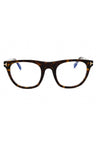 052 - dark havana/Clear/Blue-light block lens