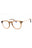 045 - shiny light brown/clear/blue-light block lens