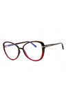 055 - coloured havana/clear/blue-light block lens