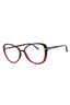 055 - coloured havana/clear/blue-light block lens