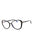 001 - shiny black/clear/blue-light block lens