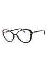 001 - shiny black/clear/blue-light block lens