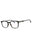 001 - shiny black/clear/blue-light block lens