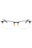 001 - shiny black/clear/blue-light block lens