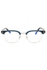 090 - shiny blue/clear/blue-light block lens