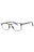 001 - shiny black/clear/blue-light block lens