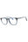 090 - shiny blue/clear/blue-light block lens