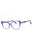 081 - shiny violet/clear/blue-light block lens