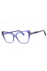 081 - shiny violet/clear/blue-light block lens