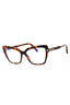 052 - dark havana/clear/blue-light block lens