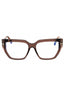 048 - shiny dark brown/clear/blue-light block lens