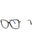001 - shiny black/clear/blue-light block lens