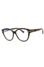 055 - coloured havana/clear/blue-light block lens
