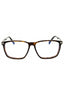 052 - dark havana/clear/blue-light block lens