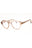 045 - shiny light brown / clear/blue-light block lens