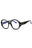 001 - shiny black/Clear/Blue-light block lens