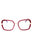 075 - shiny fuxia/clear/blue-light block lens