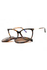 052 - dark havana/clear/blue-light block lens
