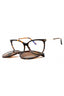 052 - dark havana/clear/blue-light block lens
