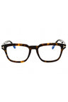 052 - Dark Havana / clear/blue-light block lens