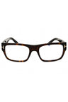 052 - dark havana/clear/blue-light block lens